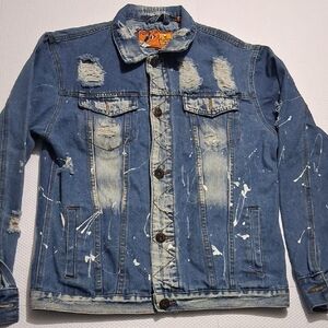 Distressed Denim Jacket